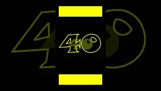 60 second yellow countdown with sound effects #shorts