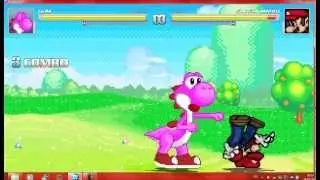 Mugen Training with Gum (Pink Yoshi)