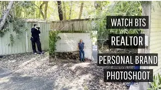 Watch BTS of Personal Brand Photoshoot with Realtor on Acreage Property