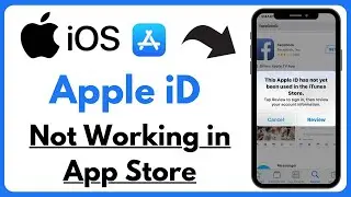 This apple id has not yet been used in the itunes store / Apple id not working in app store iPhone