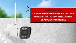 Caméra de surveillance discrète FULL HD 3MP connexion WiFi avec visualisation à distance
