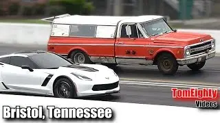 FarmTruck Drag Races a Supercharged Corvette for $1,000