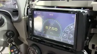 How to install Bluetooth Touch Screen Car Stereo w/ GPS & Backup Camera  2009-2013 Toyota Corolla-