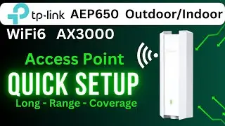 How To Configure Access Point TP-Link AEP650 Outdoor WiFi6 AX3000 | How To Setup TP-Link EAP650
