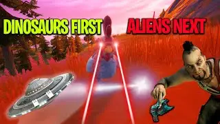 Trying out ANIMAL SEASON before ALIENS in fortnite