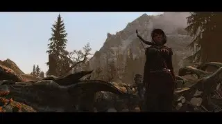 Dragon at Dawn - Skyrim ENB Test