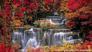 waterfall sounds for sleeping | Relaxing white noise | waterfall in the forest |waterfall sounds