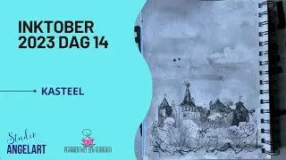 Inktober 2023 dag 14 kasteel