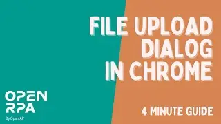 File upload dialog in chrome