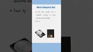 What is Magnetic Disk | Computer Fundamentals |
