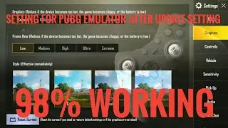 Tencent Gaming PUBG mobile Emulator setting FOR LOW ENDED PC. (98% EFFECTIVE)