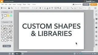 Lucidchart Tutorials - Create custom shapes & custom libraries