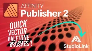 Affinity Publisher 2: How To Create Quick Vector Halftone Brushes