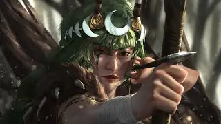 Artemis 2 - Digital Painting Process (Hades Fan Art)
