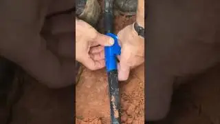 Fast Fix for Polyethylene Waterline Repair #plumbing #plumbers