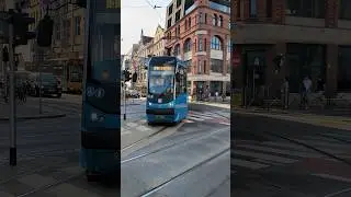 WROCLAW | City tram 🚊 at Rynek - 4K  #trams
