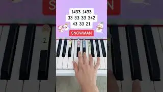 Snowman - Sia (Piano Tutorial) 