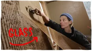 Reinforcing my clay walls...with glass (Rescuing a 120 year old house)