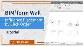BIM²form Wall: Influence Placement by Click Order | BIM²