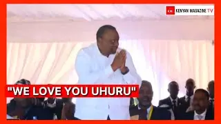 See Ugandan crowd going WILD after Uhuru Kenyatta is mentioned attending Museveni inauguration 
