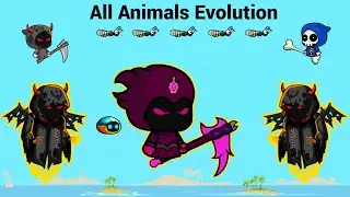 All Animals Evolution With Warrior Nebula Reaper (EvoWorld.io)