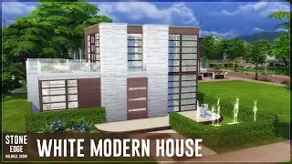 The Sims 4: White Modern House 