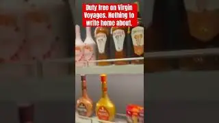 Duty Free Shop on the Virgin Voyages Scarlet Lady. 