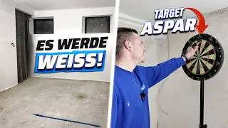 Schergi's Dart Room gets a fresh coat of paint & the first darts are flying 🎯 | VLOG 3