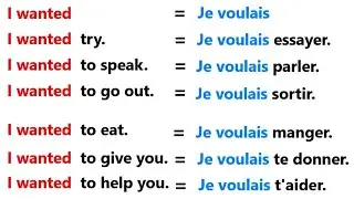 Phrases simples pour apprendre l'anglais facilement |✪✪easy sentences to learn french 🌿