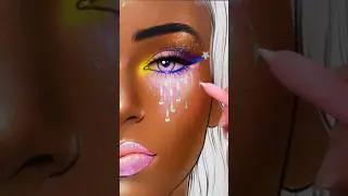 Best Makeup + Lens Brushes in Procreate 💄🎨 #procreatebrushes #shorts