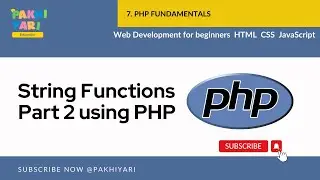 String Functions Part 2 using PHP