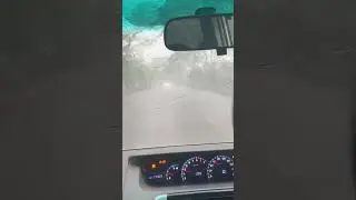 ভারী বৃষ্টি।