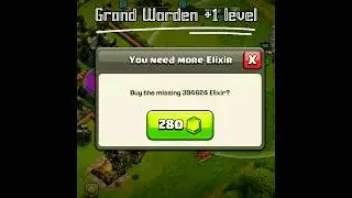 Guardian +1 level buy. Book of Heroes to help🔥. #clashofclans #shorts