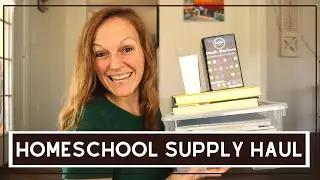 OUR NEW HOMESCHOOL SUPPLIES | Homeschool School Supplies Haul | Best Homeschool Supplies