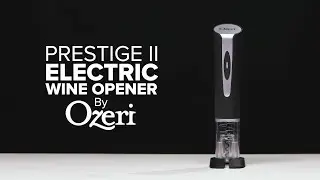 Ozeri Prestige II Cordless Electric Wine Bottle Opener with Foil Cutter