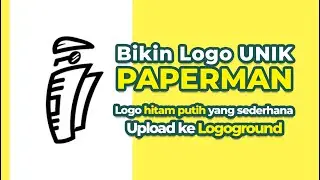 Bikin Logo Unik dan Sederhana Logo Paperman. Konsep Logo Detektif Membaca Koran.