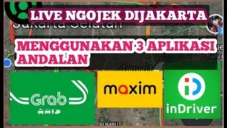 LIVE ON BID🔴❗3 Aplikasi || GRAB1⃣ MAXIM2⃣  INDRIVER3⃣ JABODETABEK • 21 maret 2023