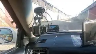Супер такси с 11 мониторами.
