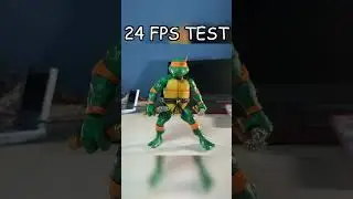 24 FPS TEST #stopmotion #24fps #tmnt