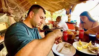 Ради таких устриц проехали по всей Черногории. Пробуем разную еду.