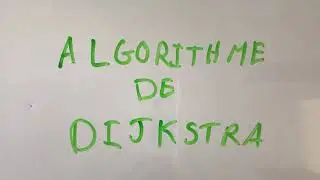 Mathématiques pour les amis de secondaire 5 - Algorithme de Dijkstra - Exercice