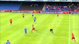 Delphin Tshiembe bringer HB Køge foran mod Fredericia