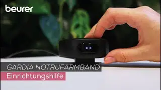 Einfache Einrichtung des Notfallarmbands in wenigen Schritten | Beurer EC 70 SafePlus