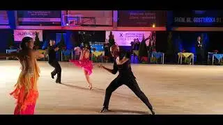 Katarzyna Borkowska i Tomasz Solarz, Krakowska Szkoła Tańca,Festiwal Tańca Biała Dama 2021,pasodoble