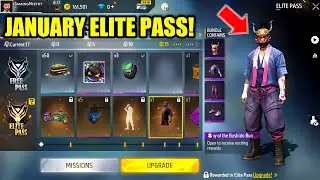 JANUARY MONTH ELITE PASS FREE FIRE | SAKURA BUNDLE RETURN | NEW ELITE PASS 2023