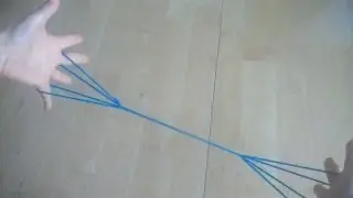 How to do Crows Feet, Step by Step, with string