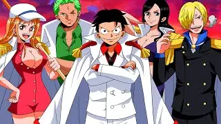 What IF the STRAW HAT Pirates Were Marine ADMIRALS?