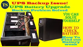 UPS Backup Issue! UPS Battery Upgrade | Backup Problem Solved