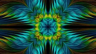 Verdant Vision: A Hypnotic Fractal Display in 4K (No Sound)