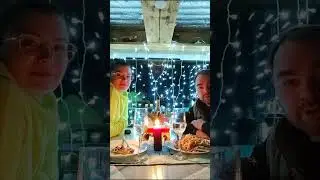 Новогодний романтик на избе. На рыбалке в 2024.